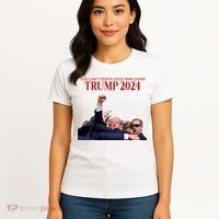 Donald Trump 2024 You CanT Keep A Good Man Down Women's T-Shirt thumb 4
