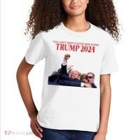 Donald Trump 2024 You CanT Keep A Good Man Down Kids T-Shirt thumb 2