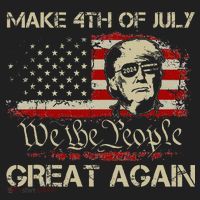 Donald Trump 2024 Make 4th Of July Great Again Beanie thumb 2