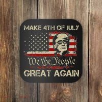 Donald Trump 2024 Make 4th Of July Great Again Coaster thumb 0