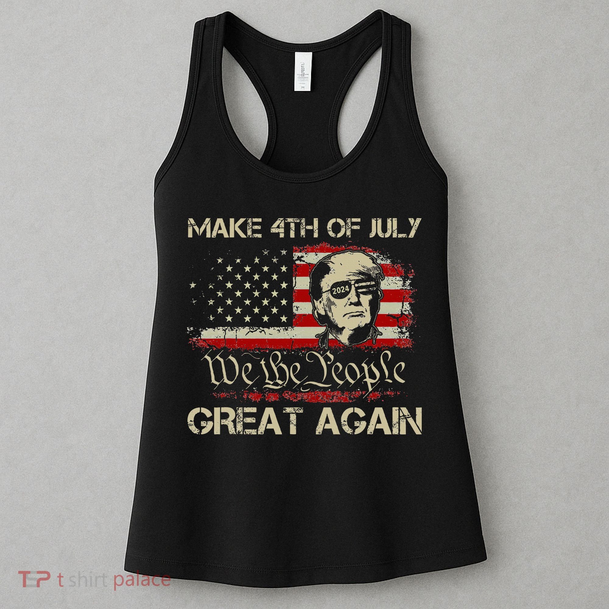 Donald Trump 2024 Make 4th Of July Great Again Women's Tank Top