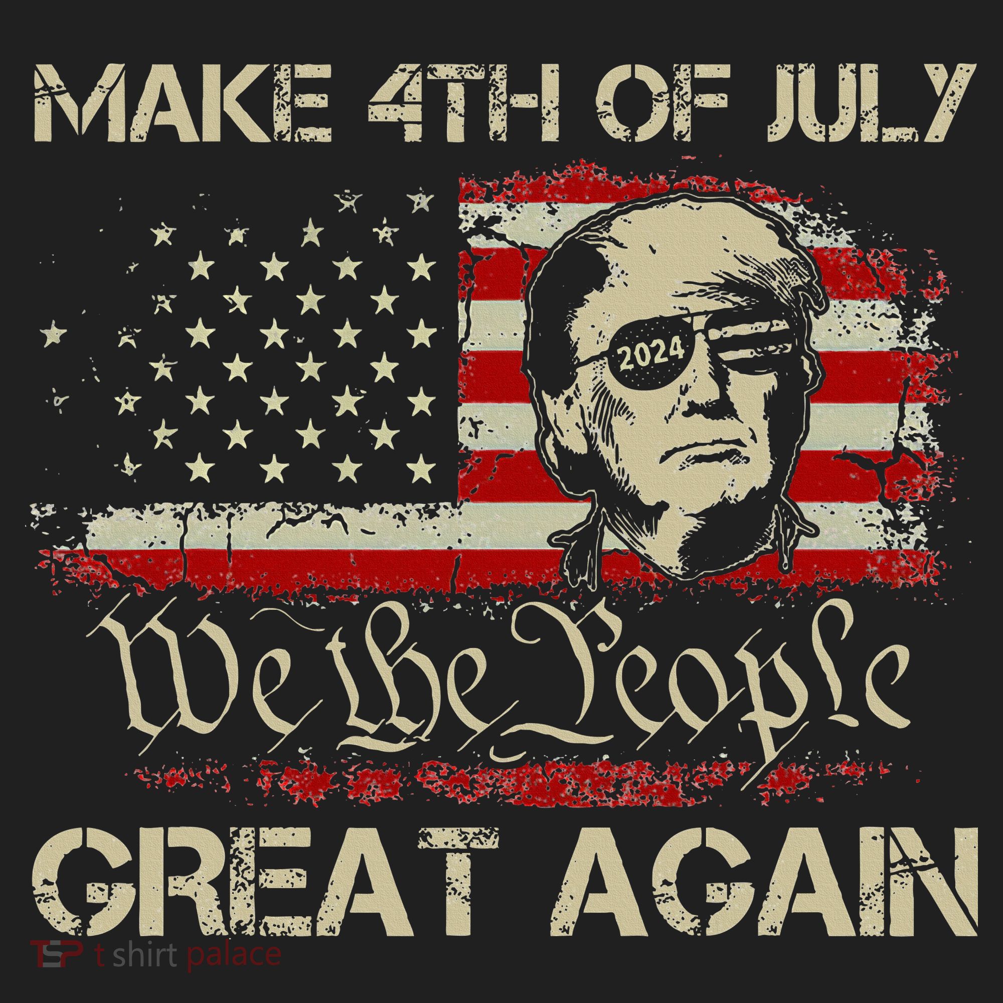 Donald Trump 2024 Make 4th Of July Great Again Hat