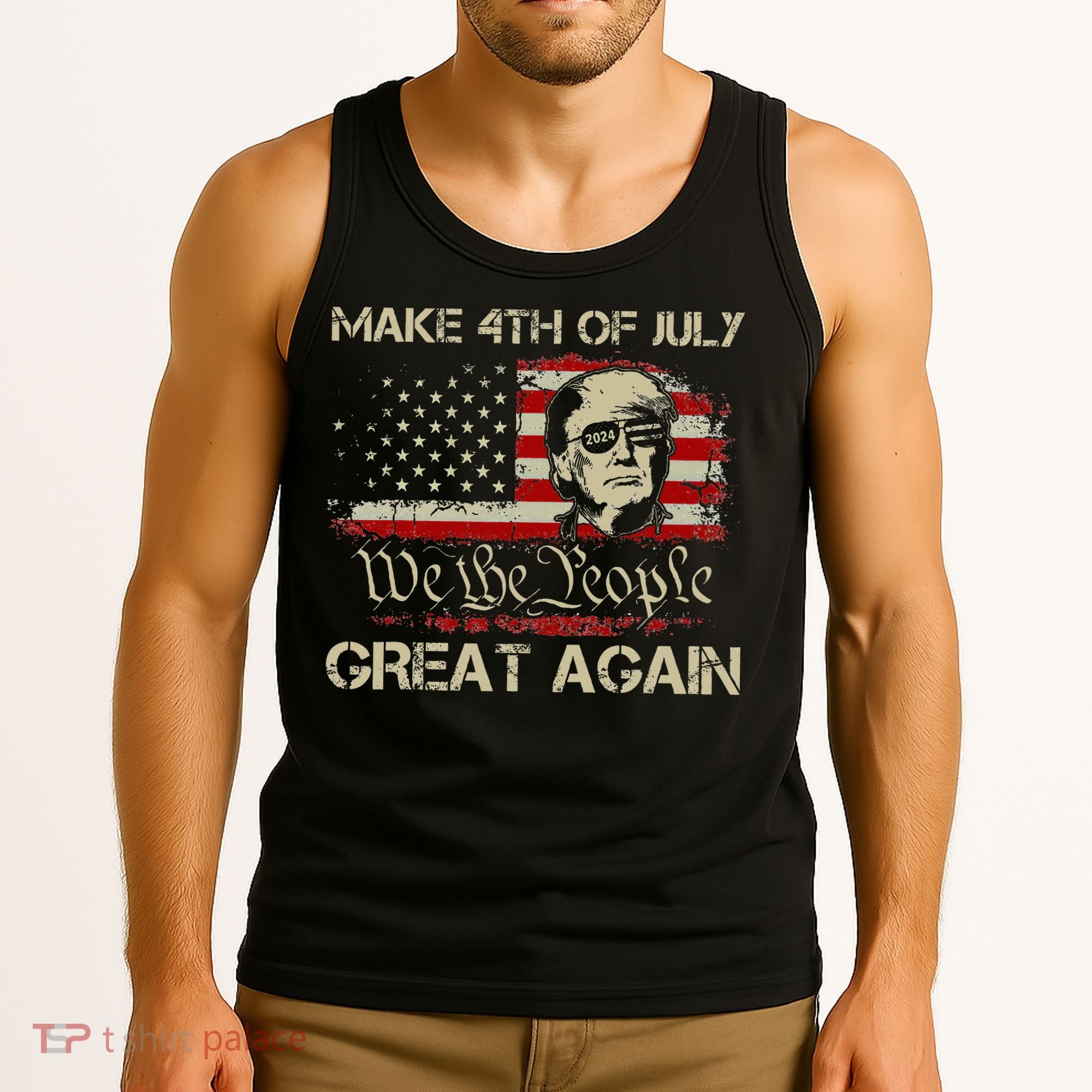 Donald Trump 2024 Make 4th Of July Great Again Tank Top