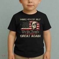 Donald Trump 2024 Make 4th Of July Great Again Toddler T-Shirt thumb 2