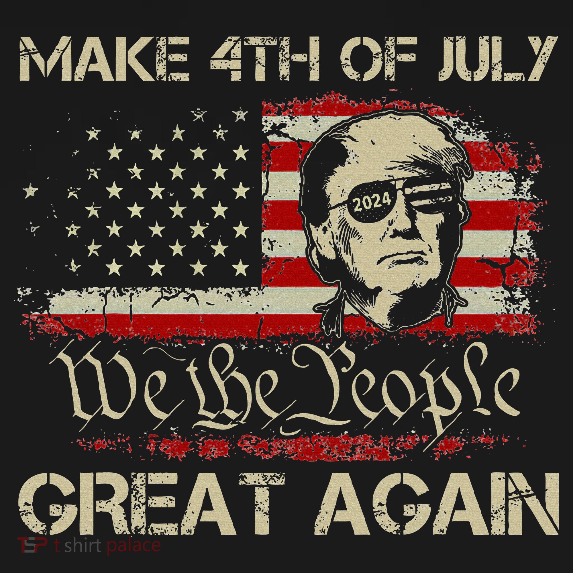 Donald Trump 2024 Make 4th Of July Great Again Women's Long Sleeve Shirt