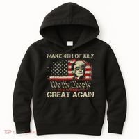 Donald Trump 2024 Make 4th Of July Great Again Kids Hoodie thumb 0