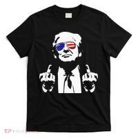 Donald Trump 2024 Middle Finger Conservative Republican T-Shirt thumb 0