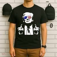 Donald Trump 2024 Middle Finger Conservative Republican T-Shirt thumb 6