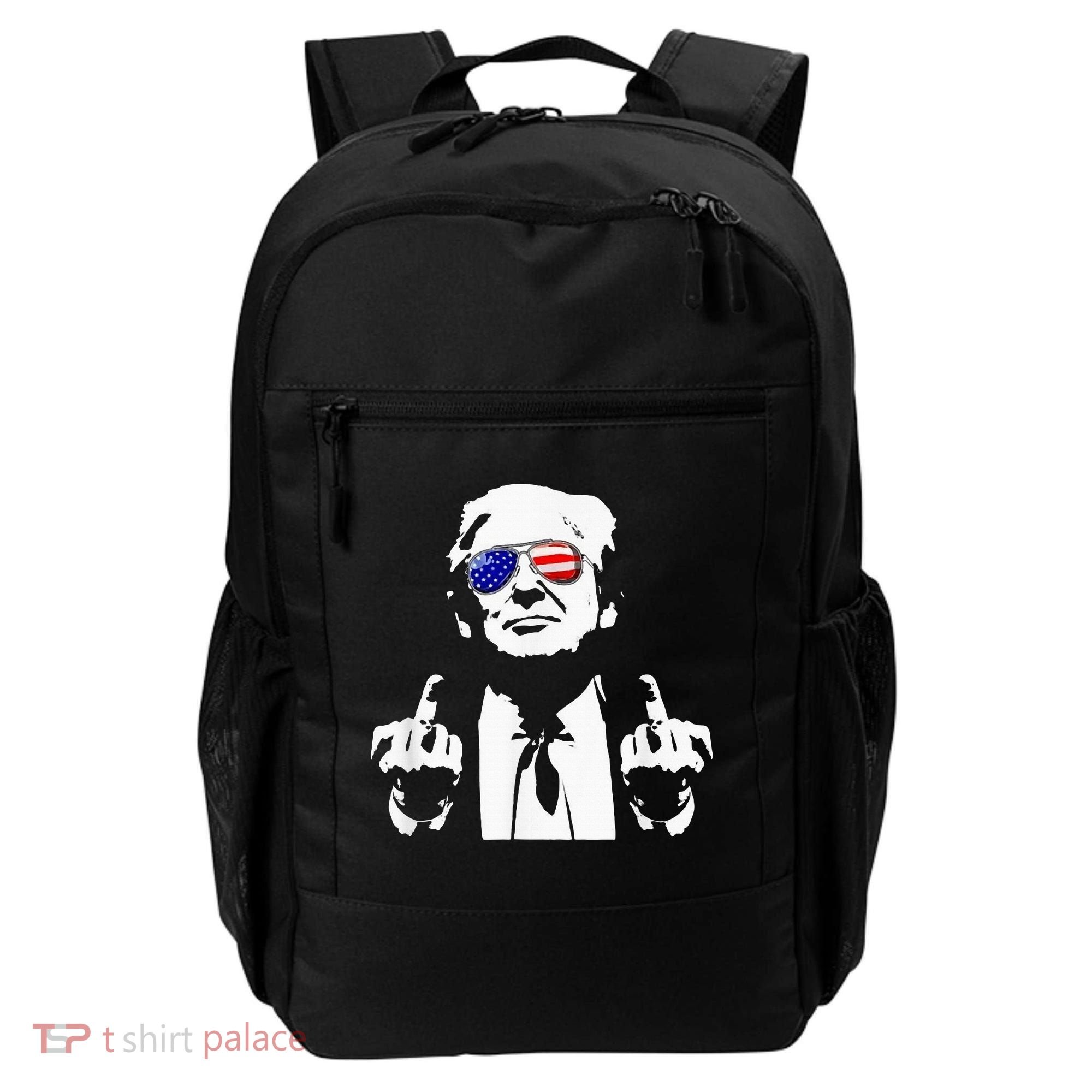 Donald Trump 2024 Middle Finger Conservative Republican Backpack