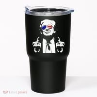 Donald Trump 2024 Middle Finger Conservative Republican Tumbler thumb 0