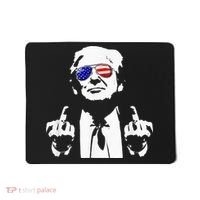 Donald Trump 2024 Middle Finger Conservative Republican Mousepad thumb 0