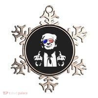 Donald Trump 2024 Middle Finger Conservative Republican Ornament thumb 0