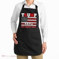 Donald Trump 2024 Keep America Great Usa Flag Apron thumb 2