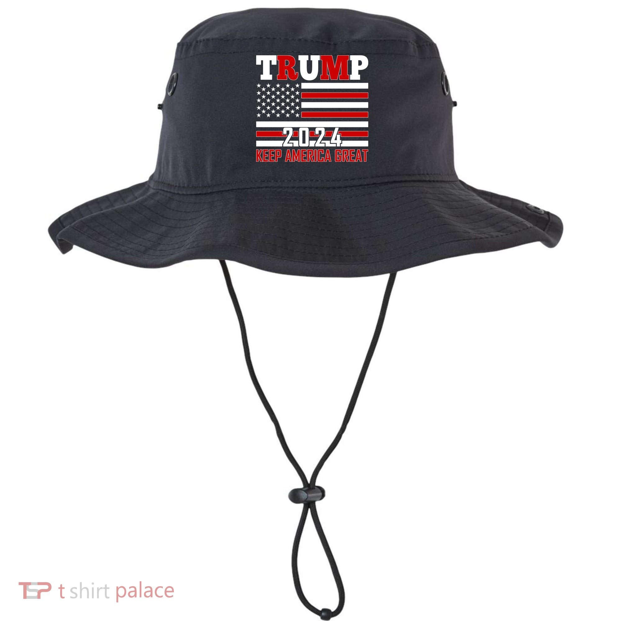 Donald Trump 2024 Keep America Great Usa Flag Bucket Hat