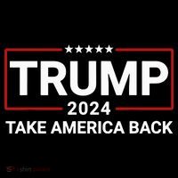 Donald Trump 2024 Take America Back Election Stripe Pom Pom Beanie thumb 2