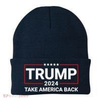 Donald Trump 2024 Take America Back Election Beanie thumb 0