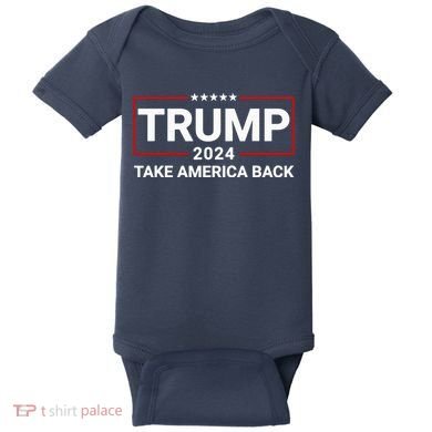 Donald Trump 2024 Take America Back Election Baby Bodysuit