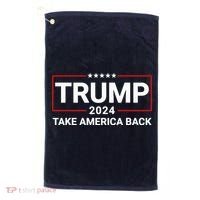 Donald Trump 2024 Take America Back Election Golf Towel thumb 0