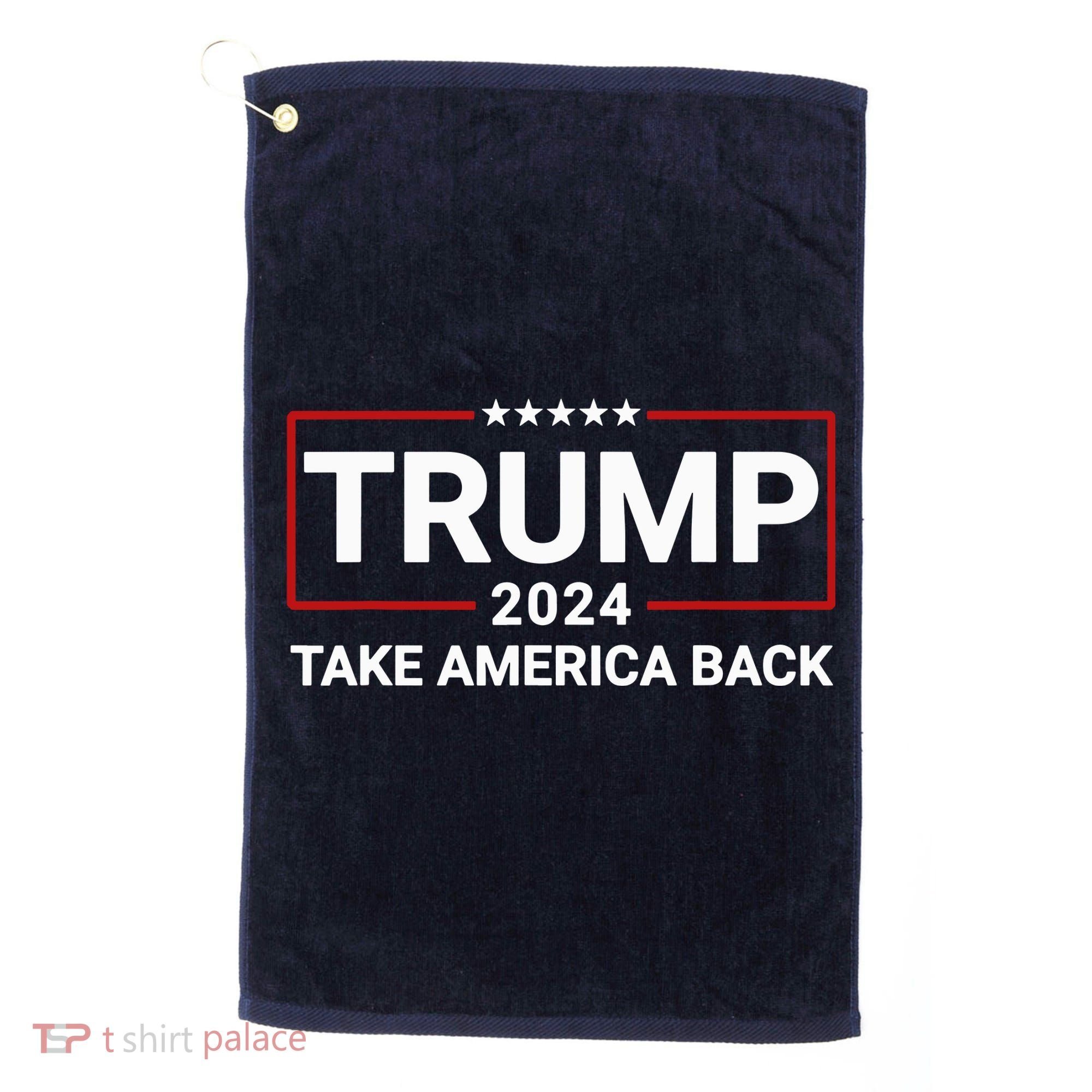 Donald Trump 2024 Take America Back Election Golf Towel