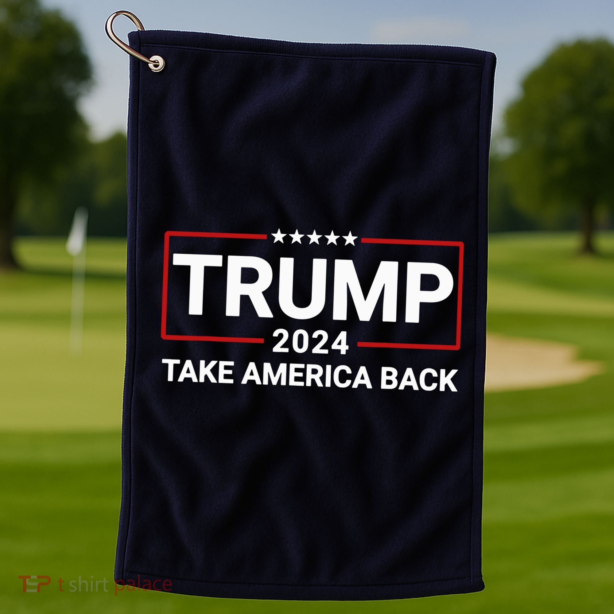 Donald Trump 2024 Take America Back Election Golf Towel