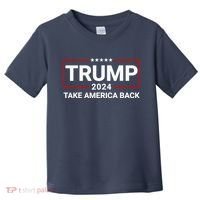 Donald Trump 2024 Take America Back Election Toddler T-Shirt thumb 0