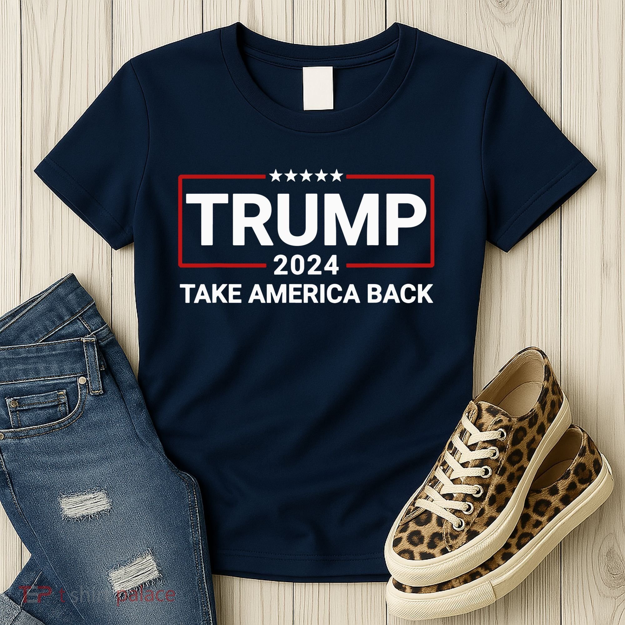 Donald Trump 2024 Take America Back Election Women's T-Shirt