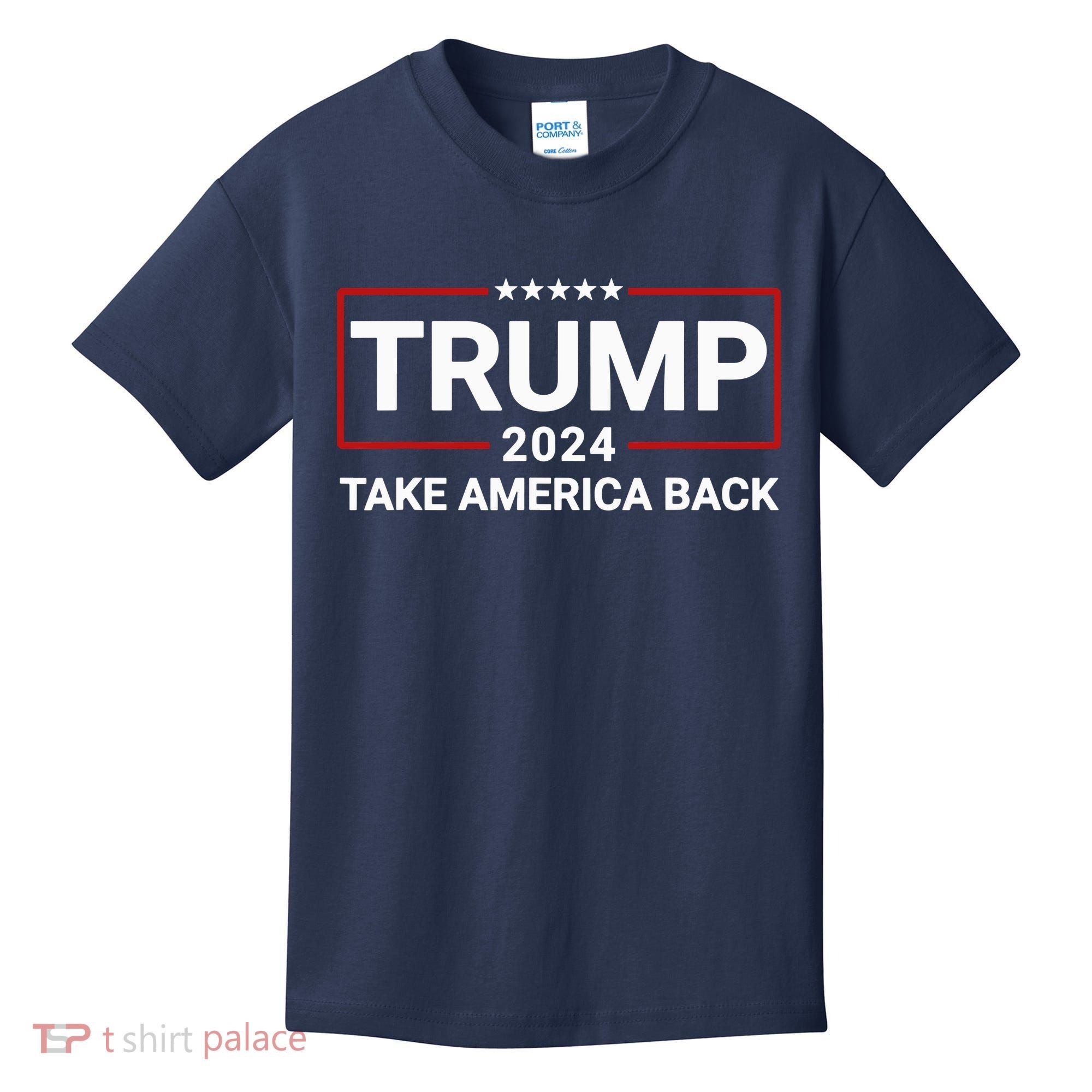 Donald Trump 2024 Take America Back Election Kids T-Shirt