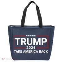 Donald Trump 2024 Take America Back Election Tote Bag thumb 0