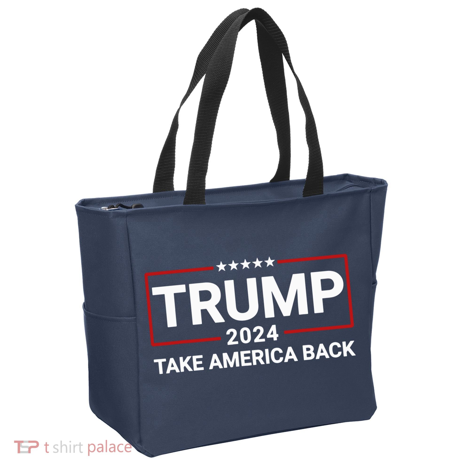 Donald Trump 2024 Take America Back Election Tote Bag