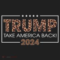 Donald Trump 2024 Take America Back Leopard Print Gift Wo Tumbler thumb 3