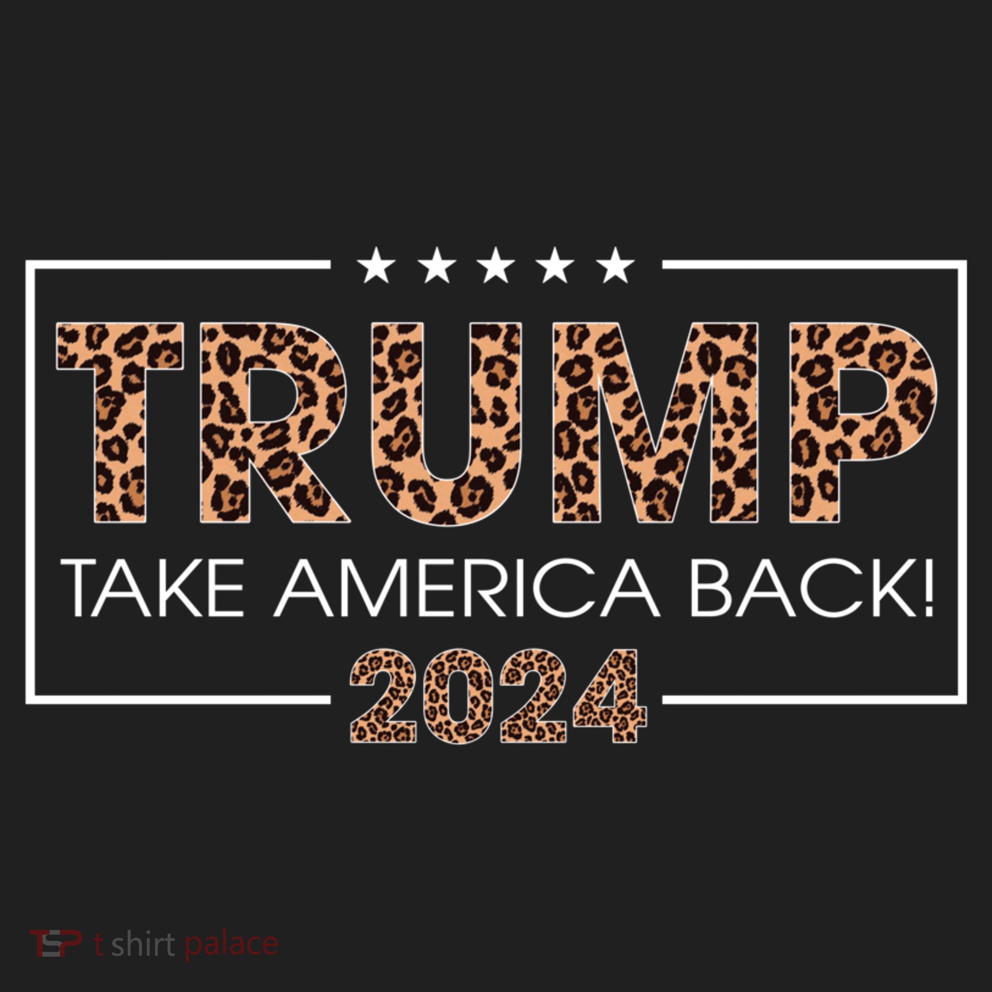 Donald Trump 2024 Take America Back Leopard Print Gift Wo Tumbler