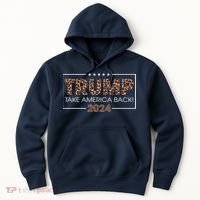 Donald Trump 2024 Take America Back Leopard Print Gift Wo Hoodie thumb 0