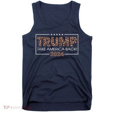 Donald Trump 2024 Take America Back Leopard Print Gift Wo Tank Top