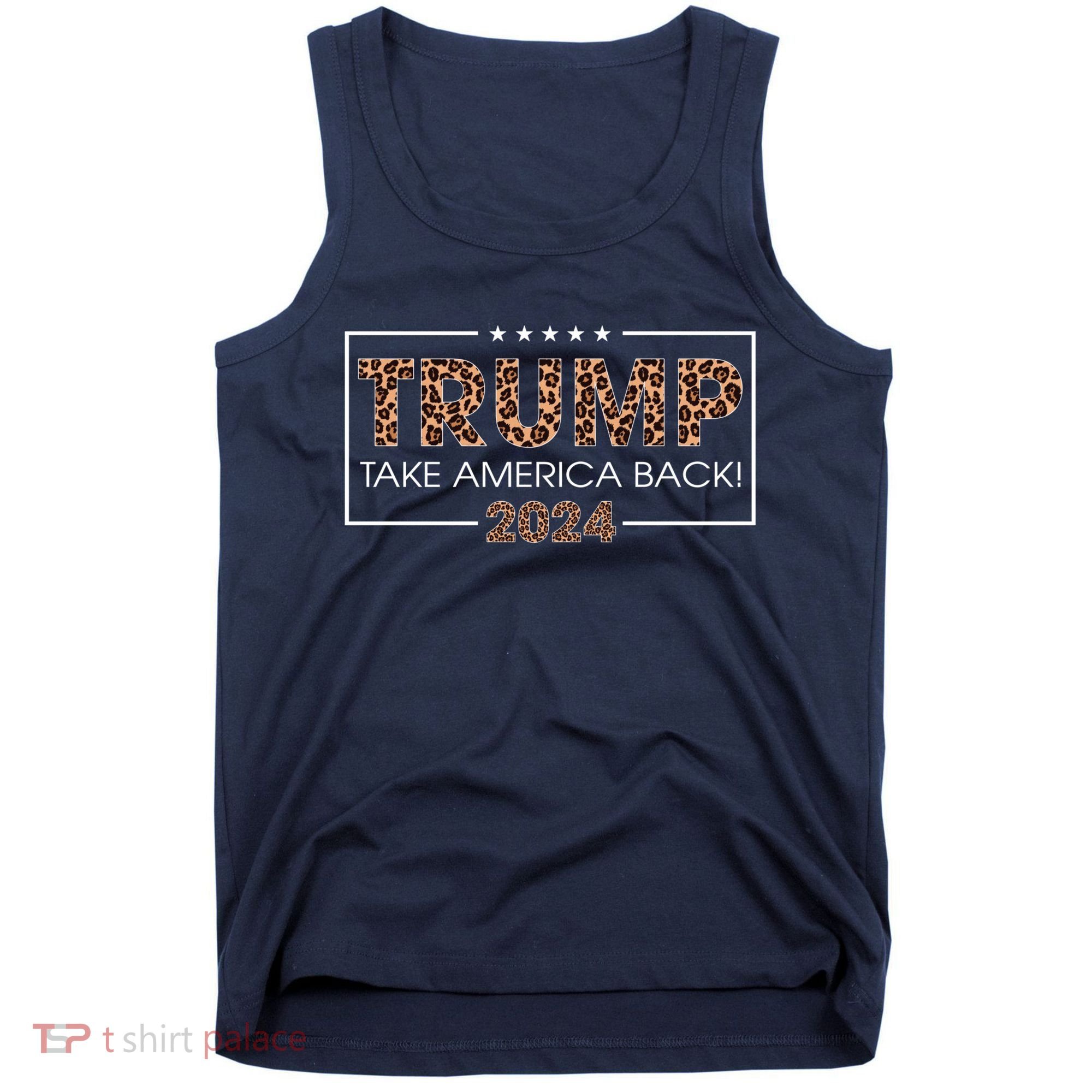 Donald Trump 2024 Take America Back Leopard Print Gift Wo Tank Top