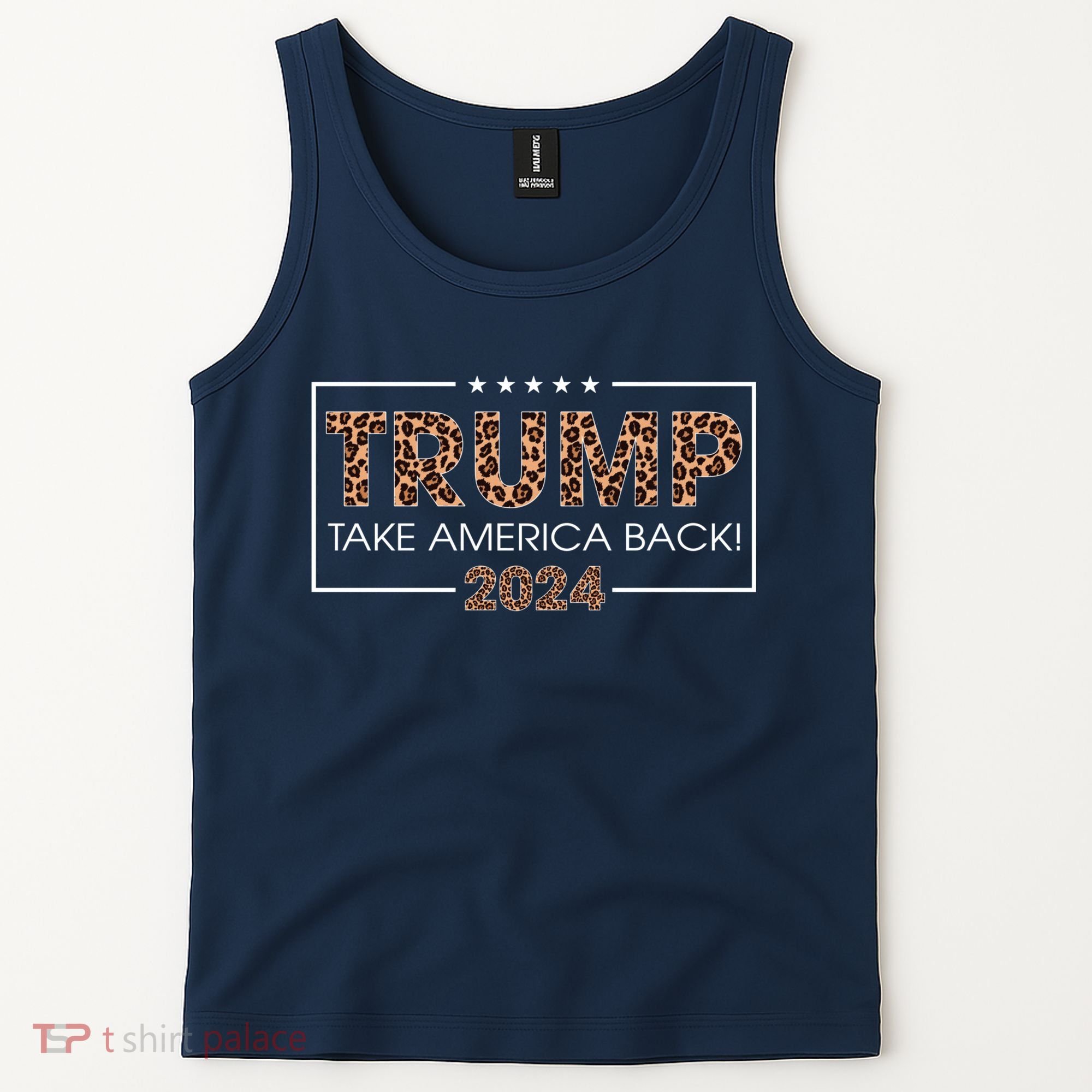 Donald Trump 2024 Take America Back Leopard Print Gift Wo Tank Top