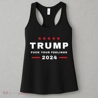 Donald Trump 2024 Fuck Your Feelings Women's Tank Top thumb 3