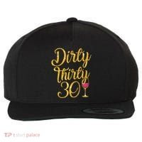 Dirty Thirty 30 Years Old 30th Birthday Party Gift Ideas Tank Top Wool Snapback Cap thumb 0
