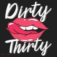 Dirty Thirty 30th Birthday 30 Years Old Bday Celebrant Adult Drive Performance Visor thumb 2