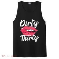 Dirty Thirty 30th Birthday 30 Years Old Bday Celebrant PosiCharge Competitor Tank thumb 0