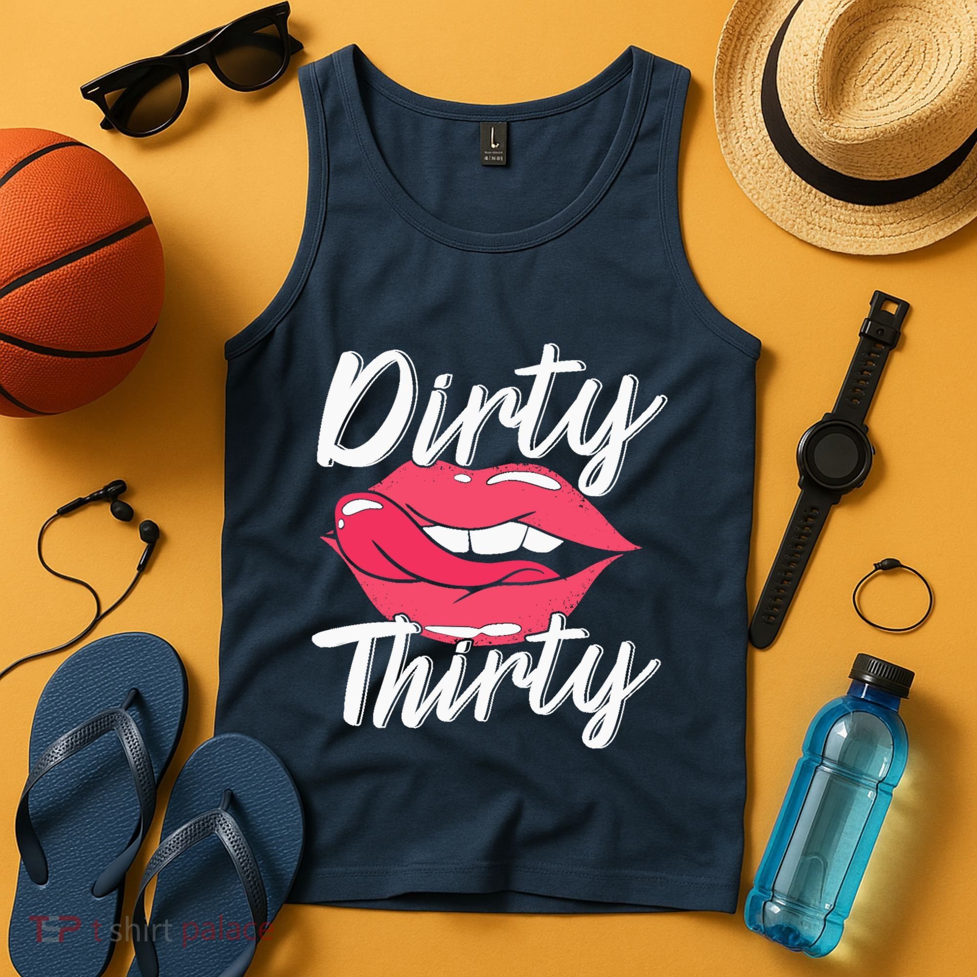 Dirty Thirty 30th Birthday 30 Years Old Bday Celebrant Tank Top