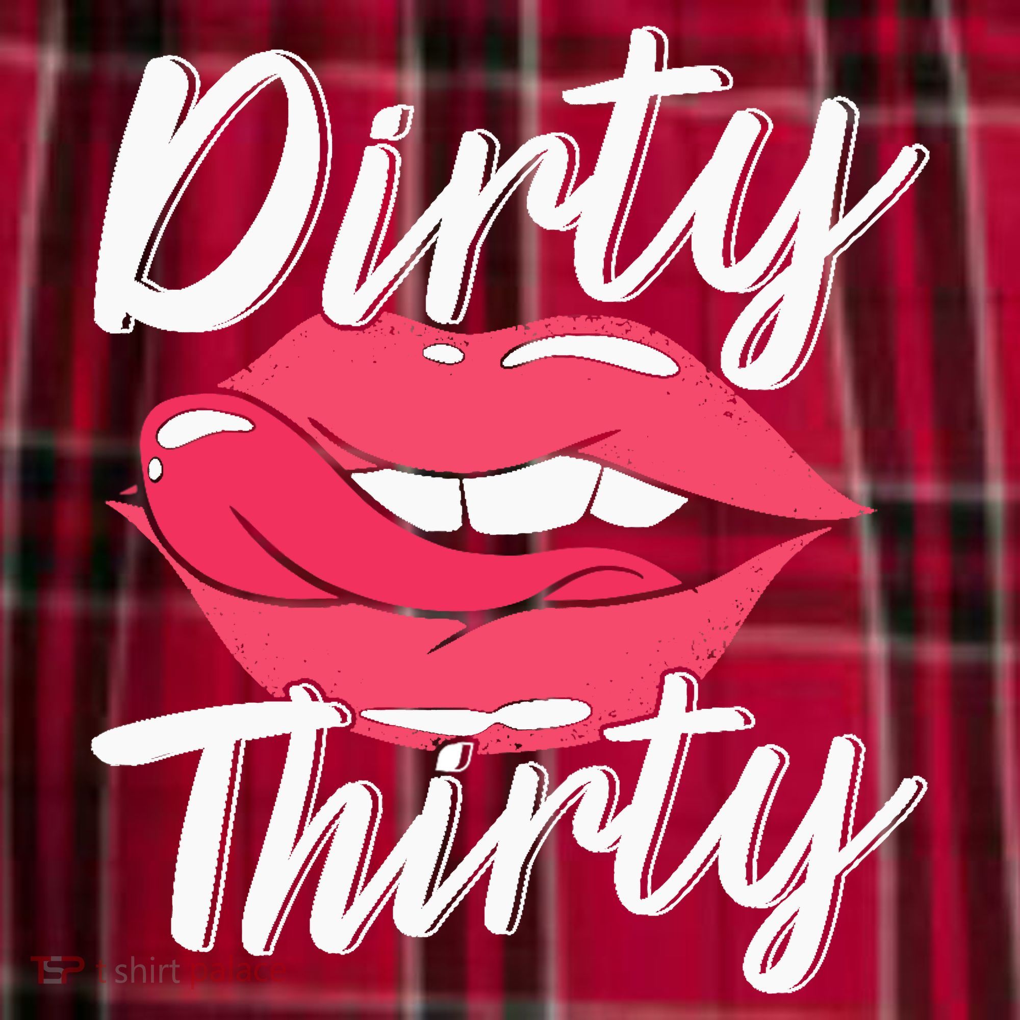 Dirty Thirty 30th Birthday 30 Years Old Bday Celebrant Women's Flannel Plaid Pajama Pants