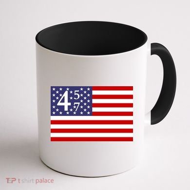Donald Trump 45 47 Political Coffee Mug back