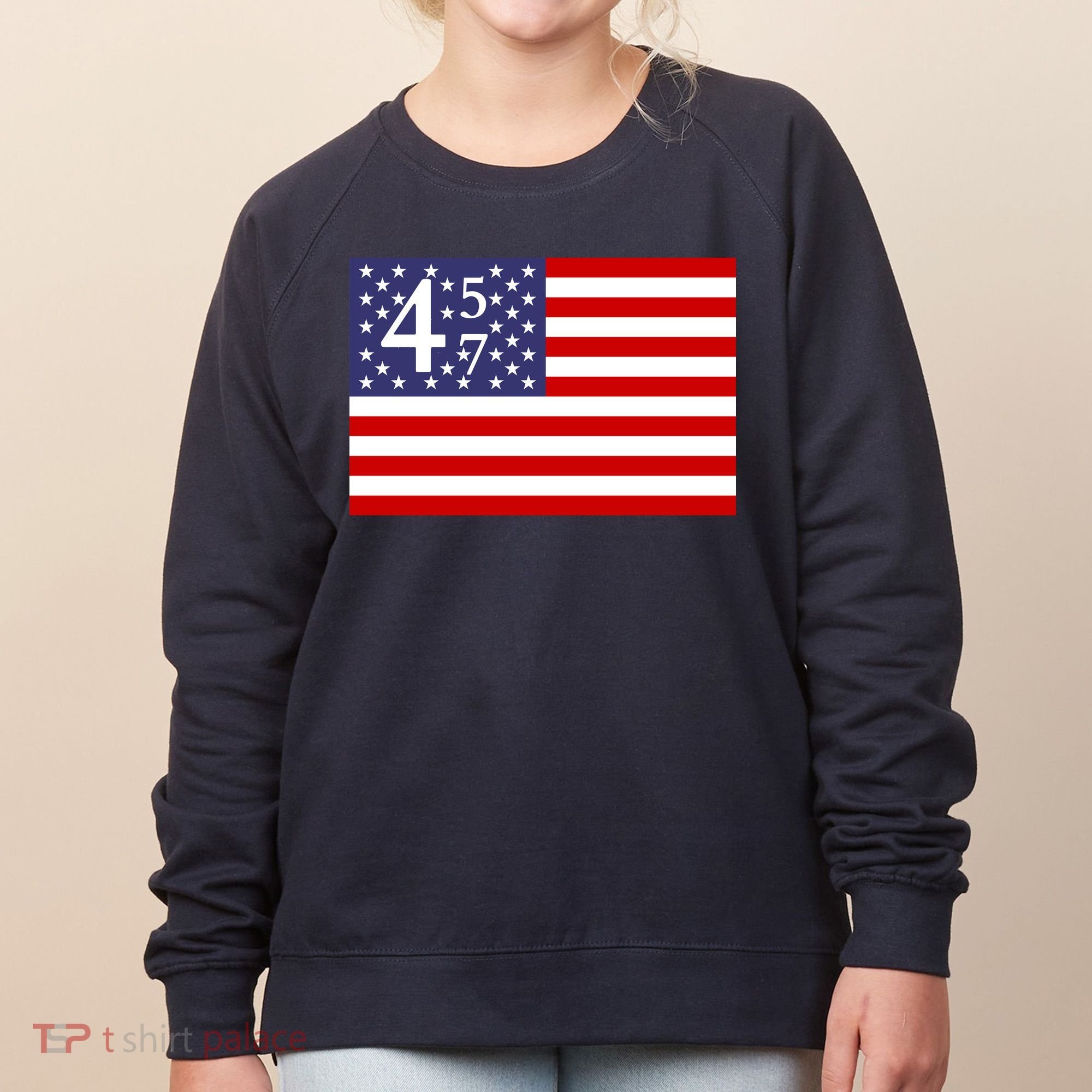 Donald Trump 45 47 Political Women's Sweatshirt
