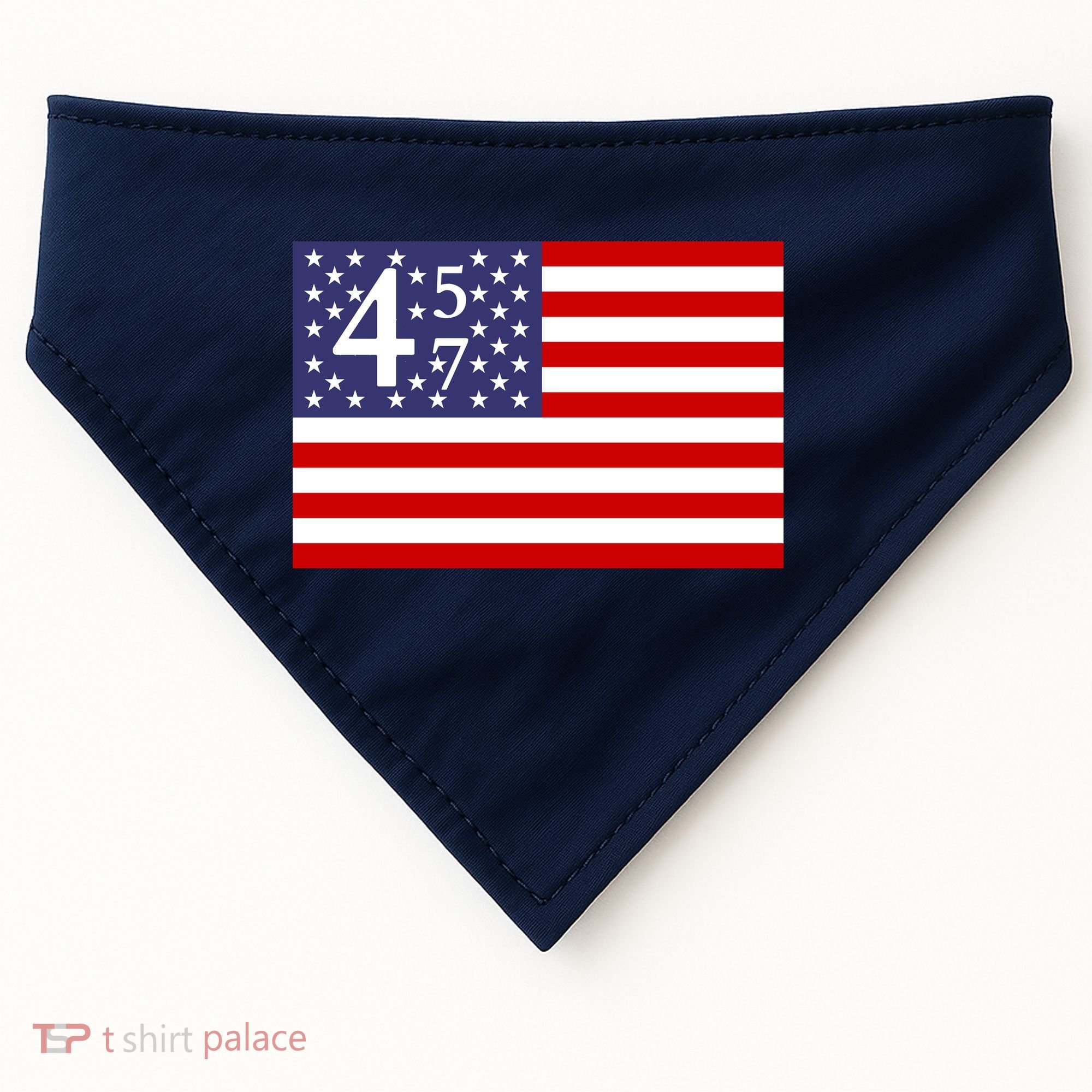 Donald Trump 45 47 Political USA-Made Doggie Bandana