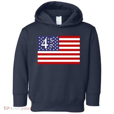 Donald Trump 45 47 Political Toddler Hoodie