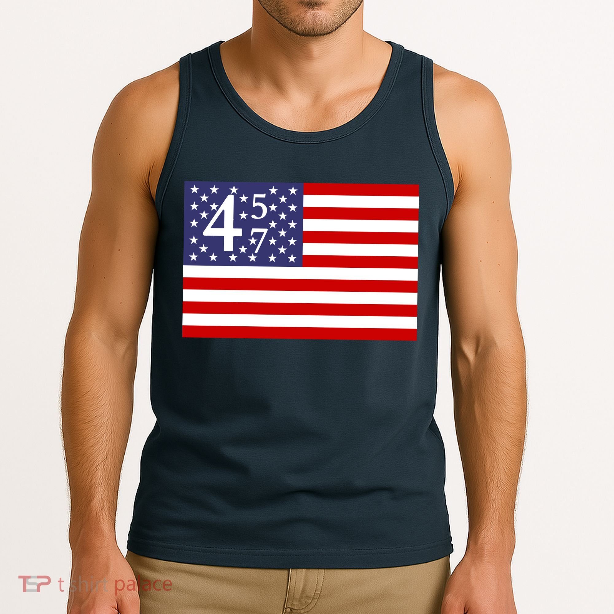 Donald Trump 45 47 Political Tank Top