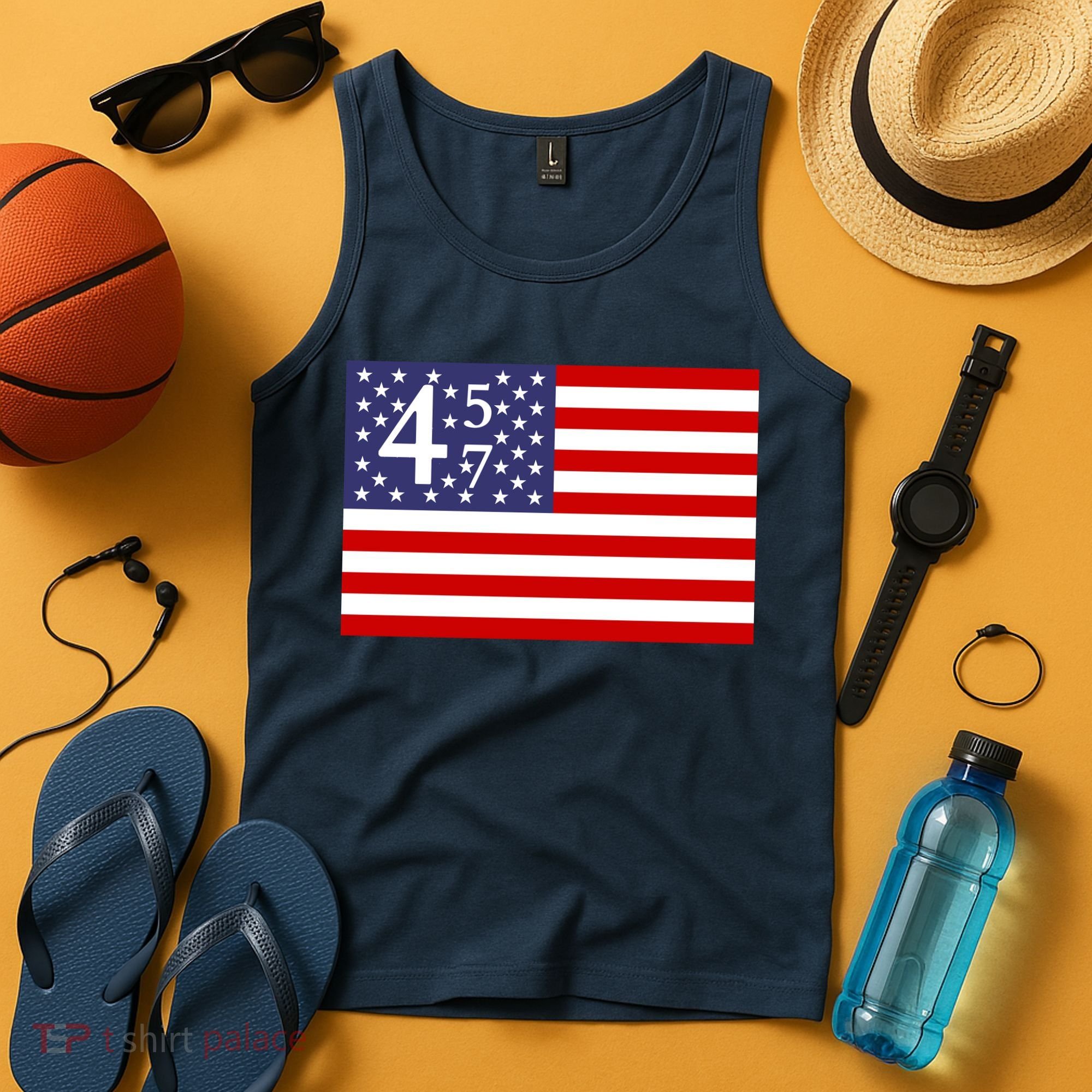 Donald Trump 45 47 Political Tank Top