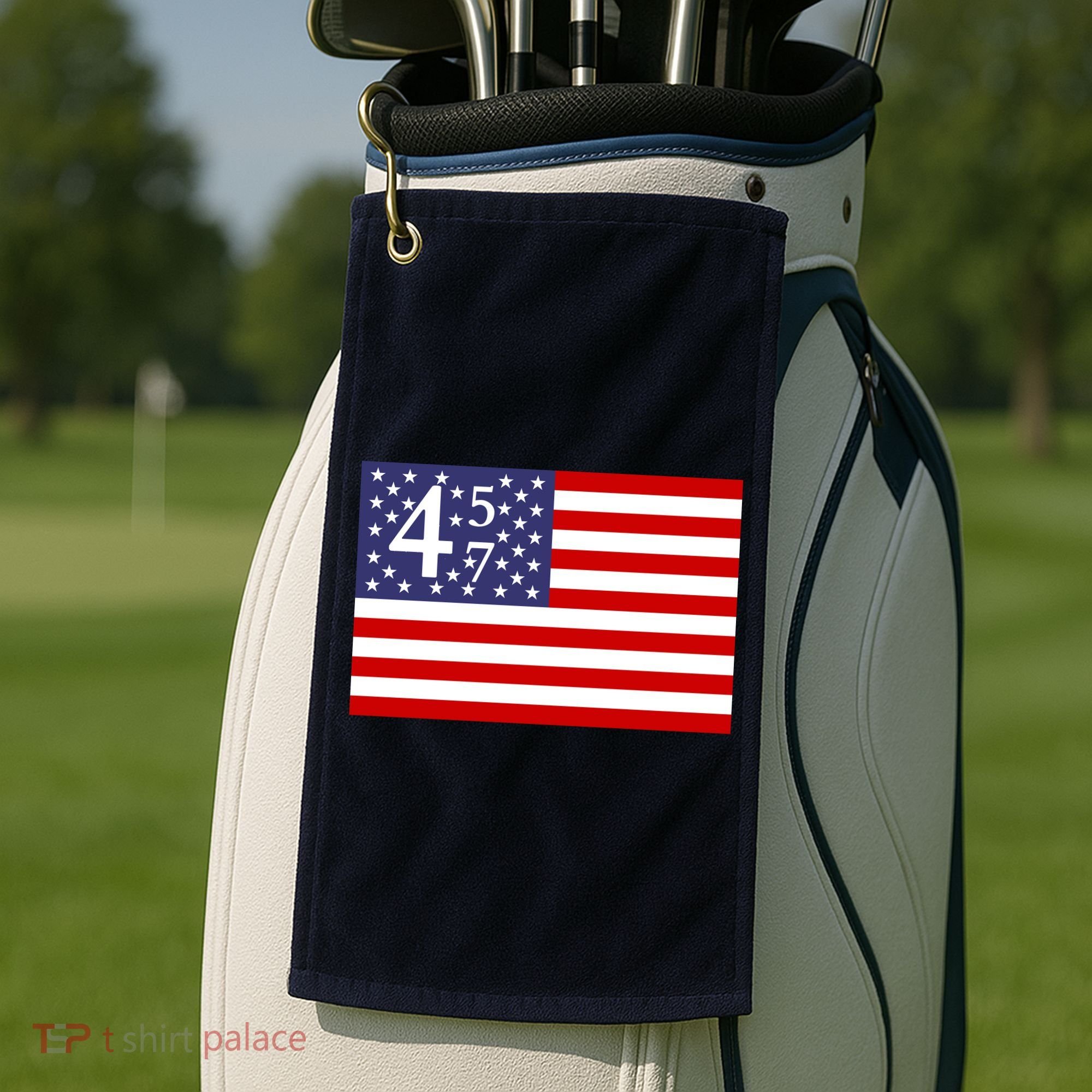 Donald Trump 45 47 Political Golf Towel