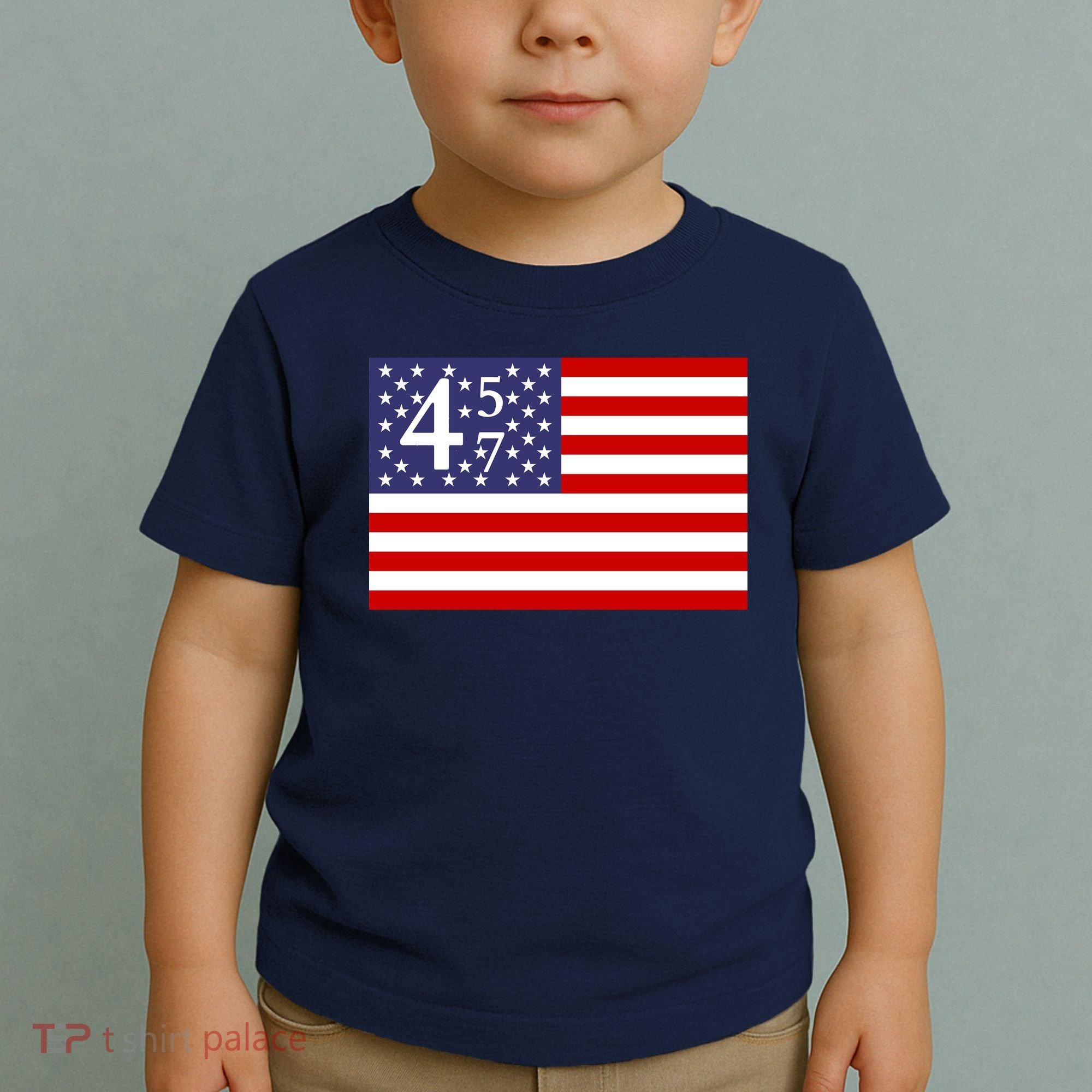Donald Trump 45 47 Political Toddler T-Shirt