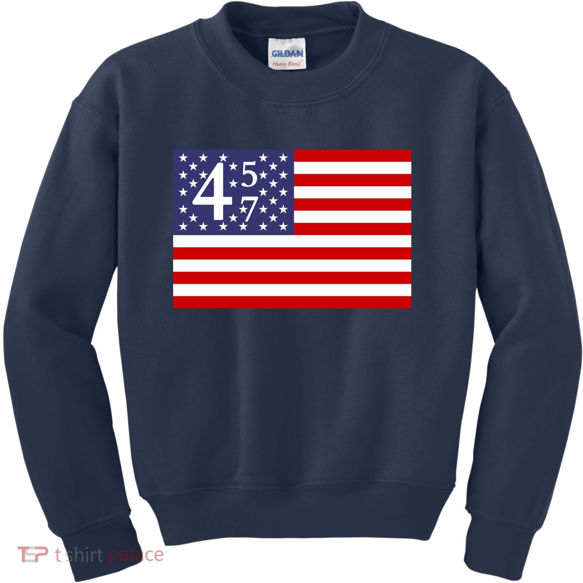 Donald Trump 45 47 Political Kids Sweatshirt